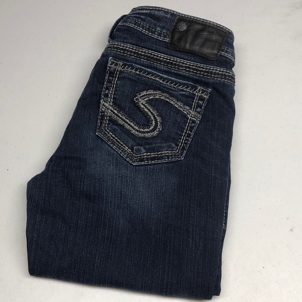 SILVER AIKO MID SKINNY JEANS 28x31 ⭐️